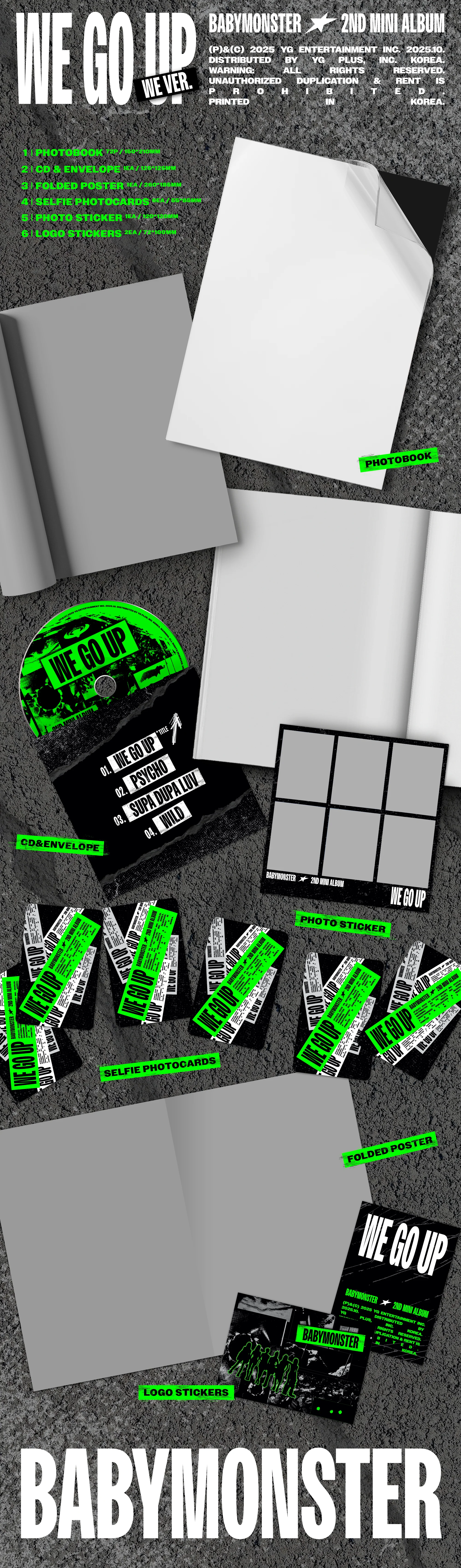 BABYMONSTER - 2nd MINI ALBUM [WE GO UP] - Image 5