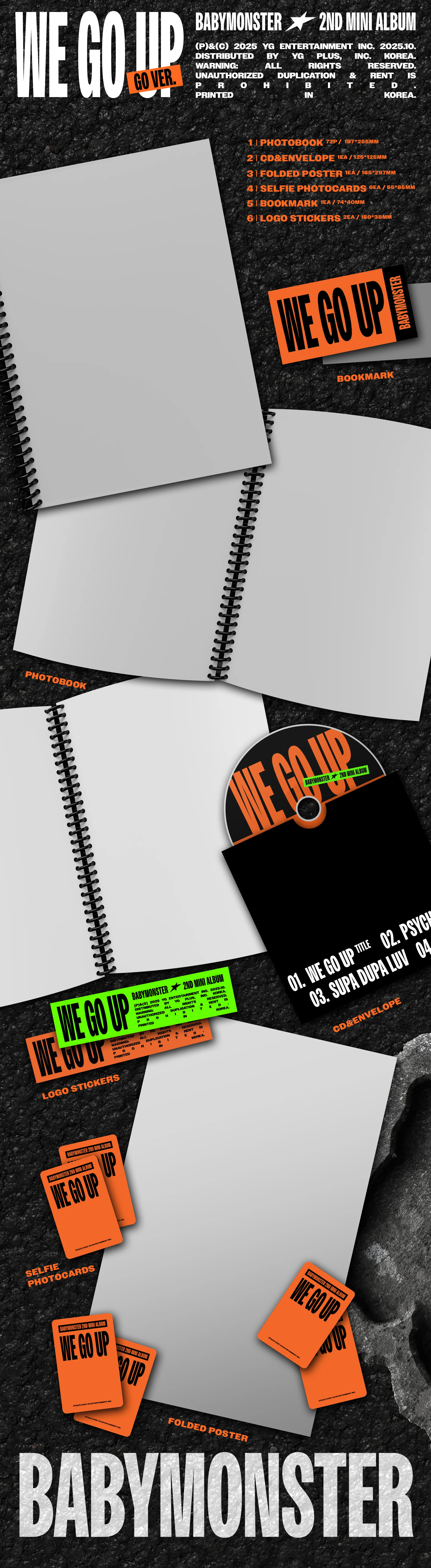 BABYMONSTER - 2nd MINI ALBUM [WE GO UP] - Image 6