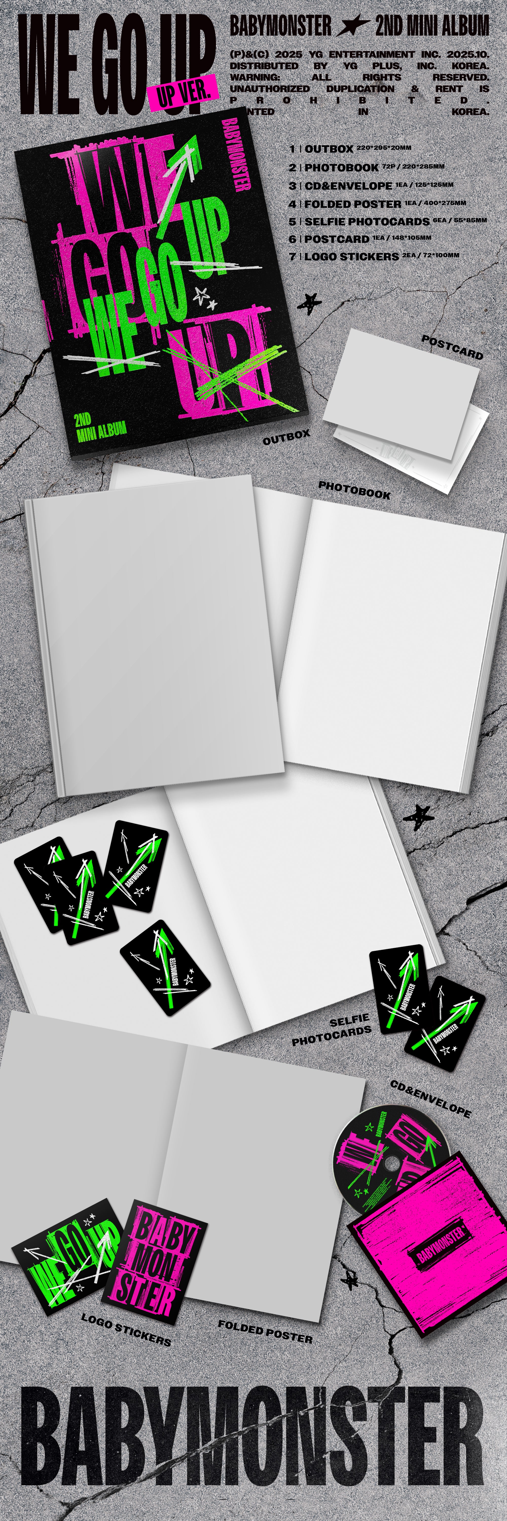 BABYMONSTER - 2nd MINI ALBUM [WE GO UP] - Image 7