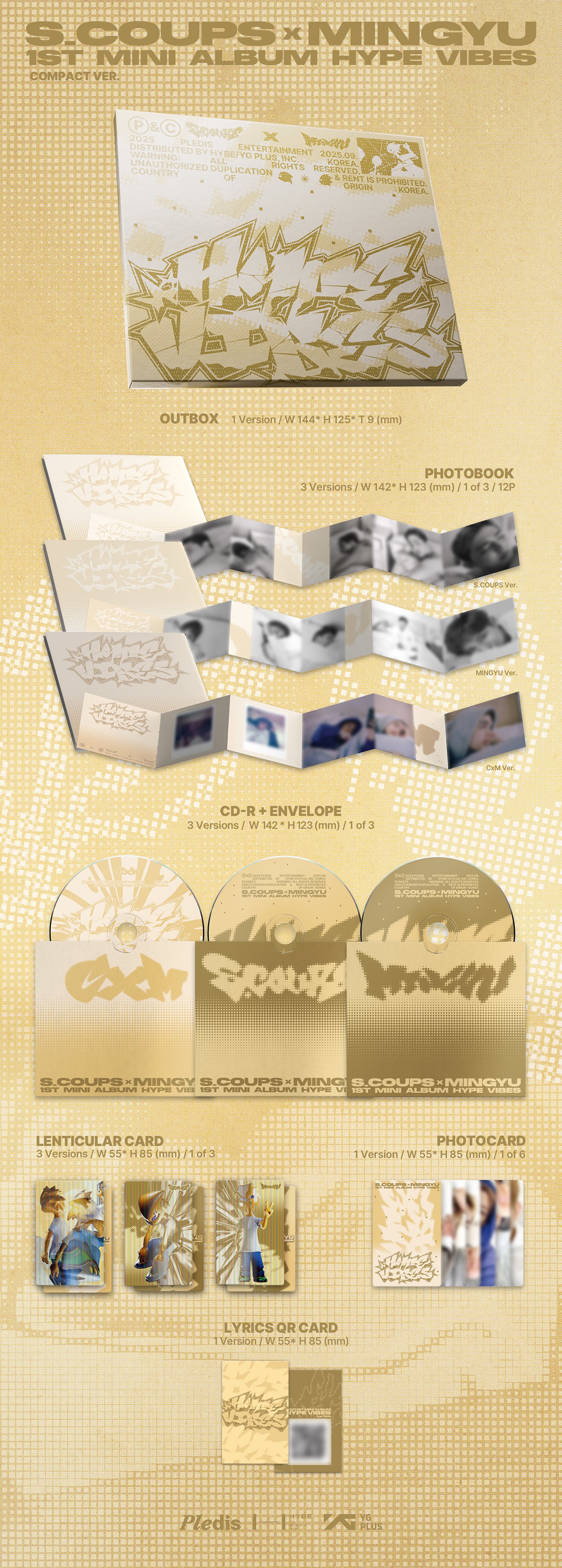 S.COUPS X MINGYU (SEVENTEEN) - 1st Mini Album 'HYPE VIBES' - Image 4