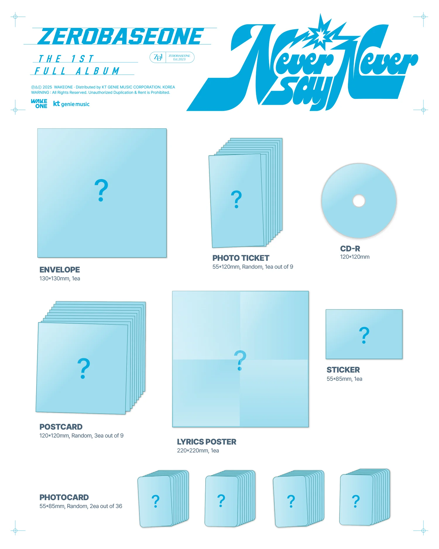 ZEROBASEONE THE 1ST FULL ALBUM [NEVER SAY NEVER] - Image 7